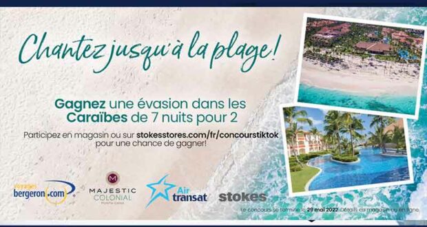 Gagnez Une évasion de 7 nuits dans les Caraïbes (Valeur de 3500 $)