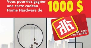 Gagnez une Carte-Cadeau Home Hardware de 1000 $