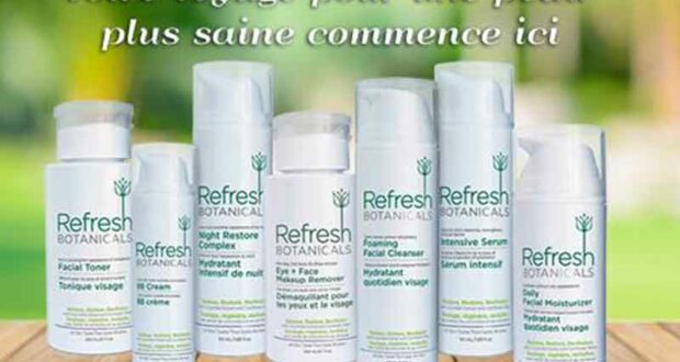 Échantillons gratuits des soins Refresh Botanicals