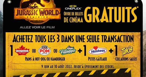 22 000 billets de cinéma Cineplex GRATUITS