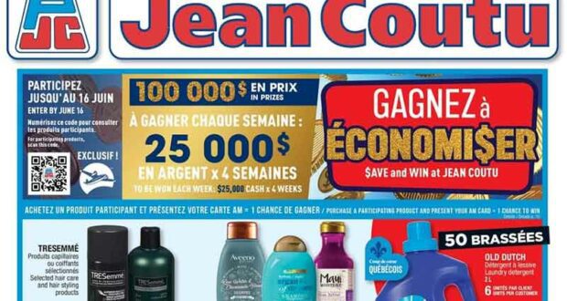 Circulaire Jean Coutu du 2 juin au 8 juin 2022