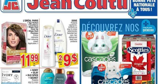 Circulaire Jean Coutu du 23 juin au 29 juin 2022