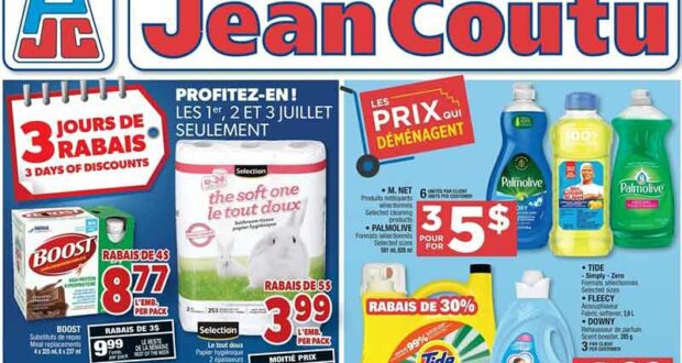 Circulaire Jean Coutu du 30 juin au 6 juillet 2022