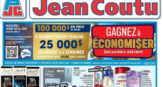 Circulaire Jean Coutu du 9 juin au 15 juin 2022