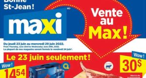 Circulaire Maxi du 23 juin au 29 juin 2022