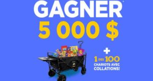 Gagnez 5000 $ + 100 chariots de collations Mondelez