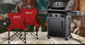 Gagnez un BBQ Napoléon et deux chaises pliantes Budweiser