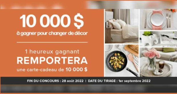 Gagnez une carte cadeau Linen Chest de 10 000 $