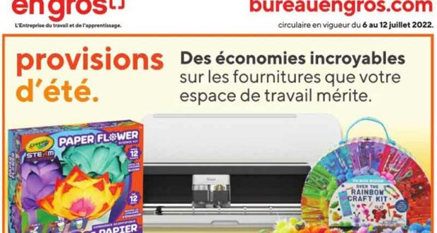 Circulaire Bureau en Gros du 6 juillet au 12 juillet 2022