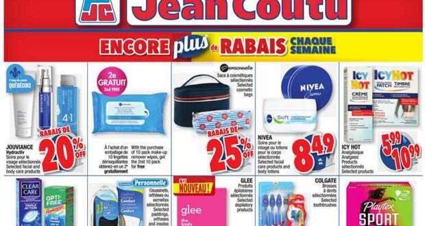 Circulaire Jean Coutu du 14 juillet au 20 juillet 2022