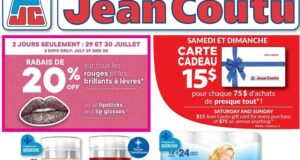 Circulaire Jean Coutu du 28 juillet au 3 août 2022
