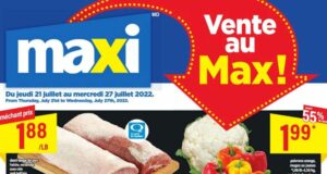 Circulaire Maxi du 21 juillet au 27 juillet 2022
