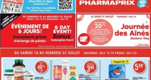 Circulaire Pharmaprix du 16 juillet au 21 juillet 2022