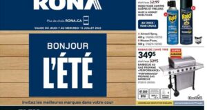 Circulaire Rona du 7 juillet au 13 juillet 2022