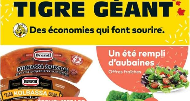 Circulaire Tigre Géant du 6 juillet au 12 juillet 2022