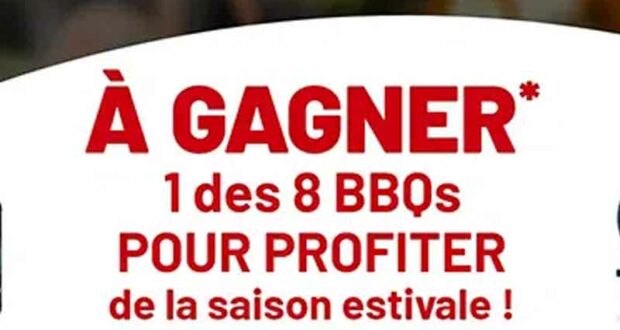 Gagnez 8 BBQ de 398 $ chacun