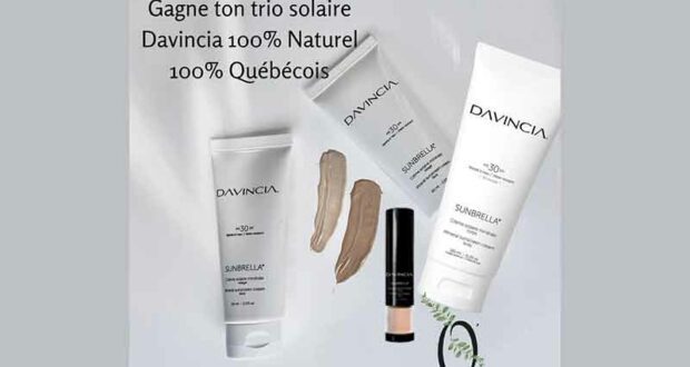 Gagnez Un trio solaire Davincia de 315 $