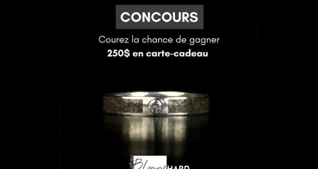 Gagnez Une carte-cadeau Mathieu Blanchard de 250 $