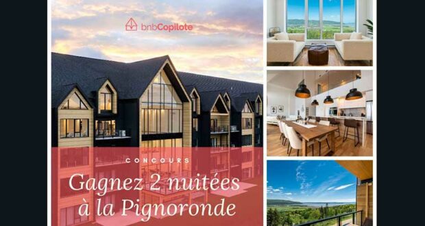 Gagnez un séjour de 2 nuitées à La Pignoronde (Valeur de 875 $)