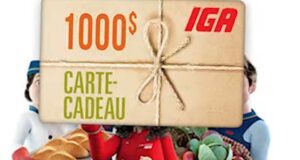 Gagnez une carte-cadeau IGA de 1000 $