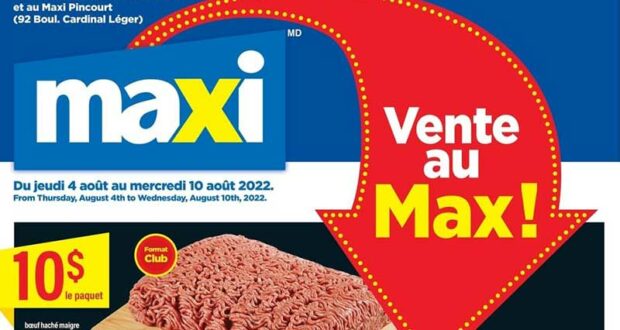 Circulaire Maxi du 4 août au 10 août 2022