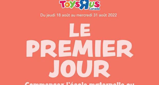 Circulaire Toys R Us du 18 août au 31 août 2022