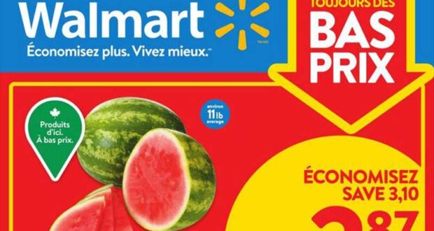 Circulaire Walmart du 4 août au 10 août 2022