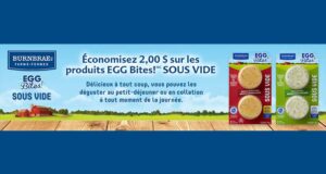 Coupon de 2$ sur les produits EGG Bites