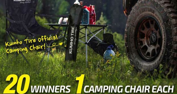 Gagnez 10 chaises de camping Kumho Tire