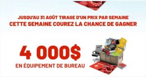Gagnez 4000 $ en équipement de bureau