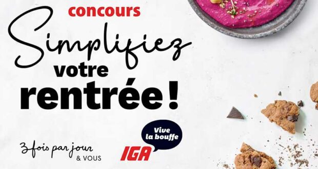 Gagnez 5 cartes-cadeaux IGA de 1000 $ chacune