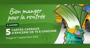 Gagnez 5 cartes‑cadeaux de 75 $ à l'épicerie de votre choix