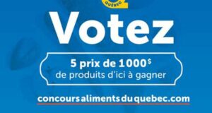 Gagnez 5 prix de 1000 $ de produits alimentaires