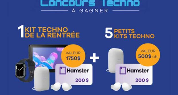 Gagnez 6 kits Techno de 2250 $