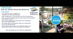 Gagnez Une journée parfaite à Sainte-Anne-de-Bellevue (500 $)