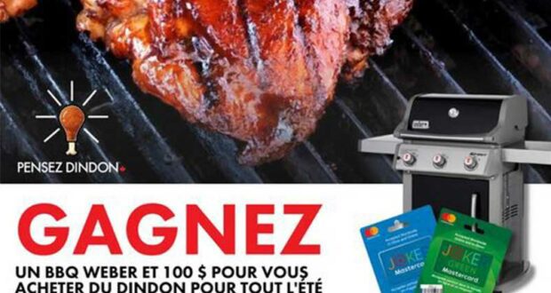 Gagnez un BBQ à gaz Weber + 100 $