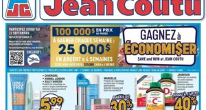 Jean Coutu Circulaire du 25 août au 31 août 2022