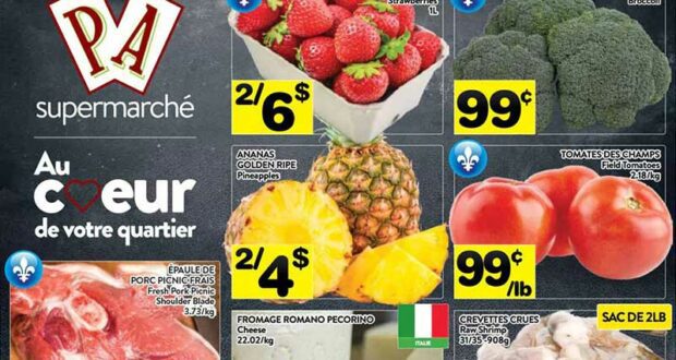 Supermarché PA Circulaire du 22 août au 28 août 2022