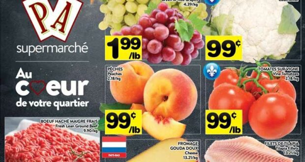 Supermarché PA Circulaire du 8 août au 14 août 2022