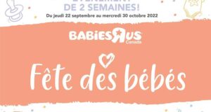 Circulaire Babies R Us du 22 septembre au 5 octobre 2022