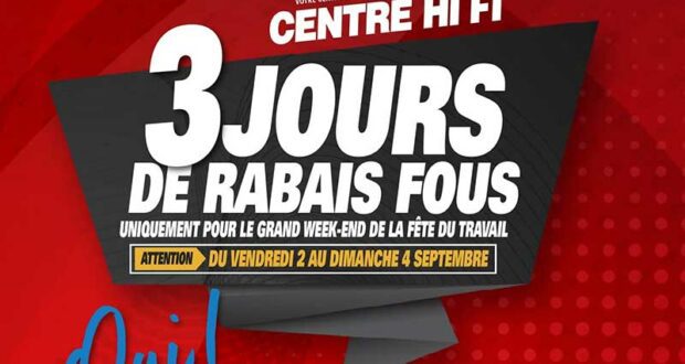 Circulaire Centre HI-FI du 2 septembre au 8 septembre 2022