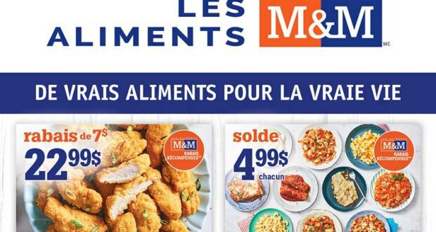 Circulaire Les Aliments M & M 29 septembre – 5 octobre 2022