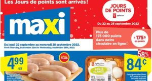 Circulaire Maxi du 22 septembre au 28 septembre 2022