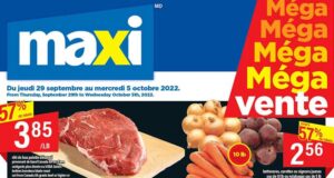 Circulaire Maxi du 29 septembre au 5 octobre 2022