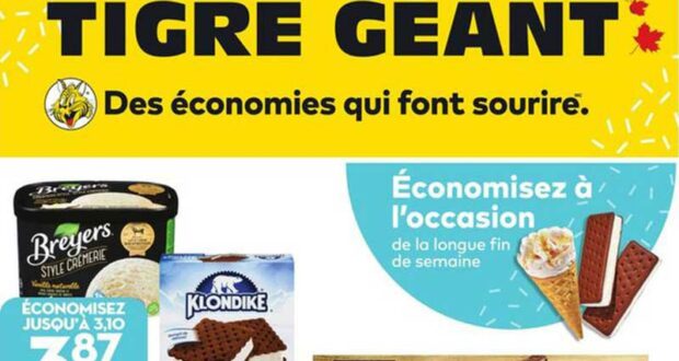 Circulaire Tigre Géant du 31 août au 6 septembre 2022