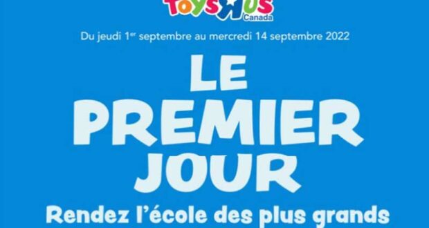 Circulaire Toys R Us du 1 septembre au 14 septembre 2022