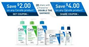 Coupon CeraVe - Économisez jusqu'à 4 $