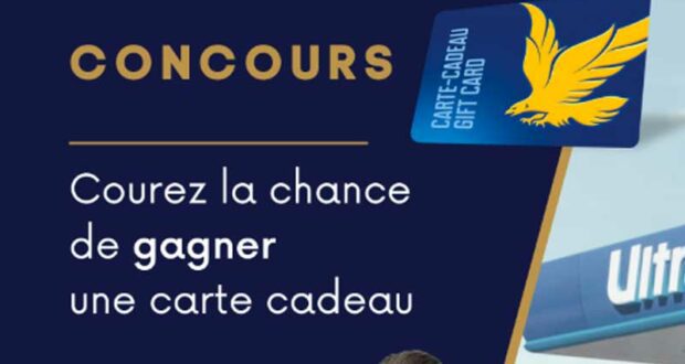 Gagnez 10 cartes-cadeaux Ultramar de 500 $ chacune