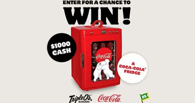 Gagnez 1000 $ + Un mini frigo Coca-Cola