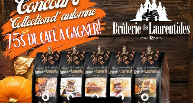 Gagnez 75 $ de café Brûlerie des Laurentides